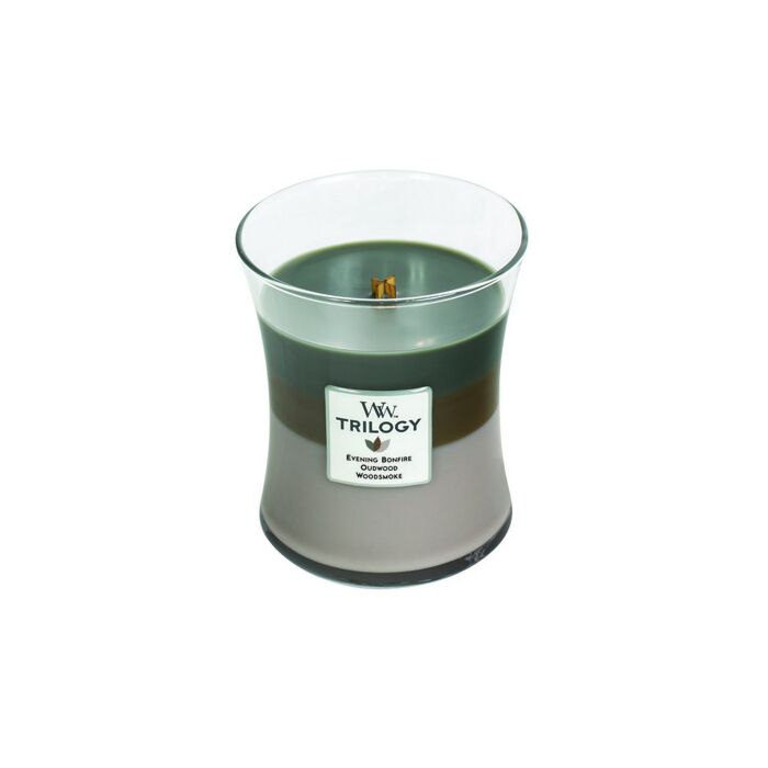 Woodwick Medium Jar Trilogy - Cosy Cabin